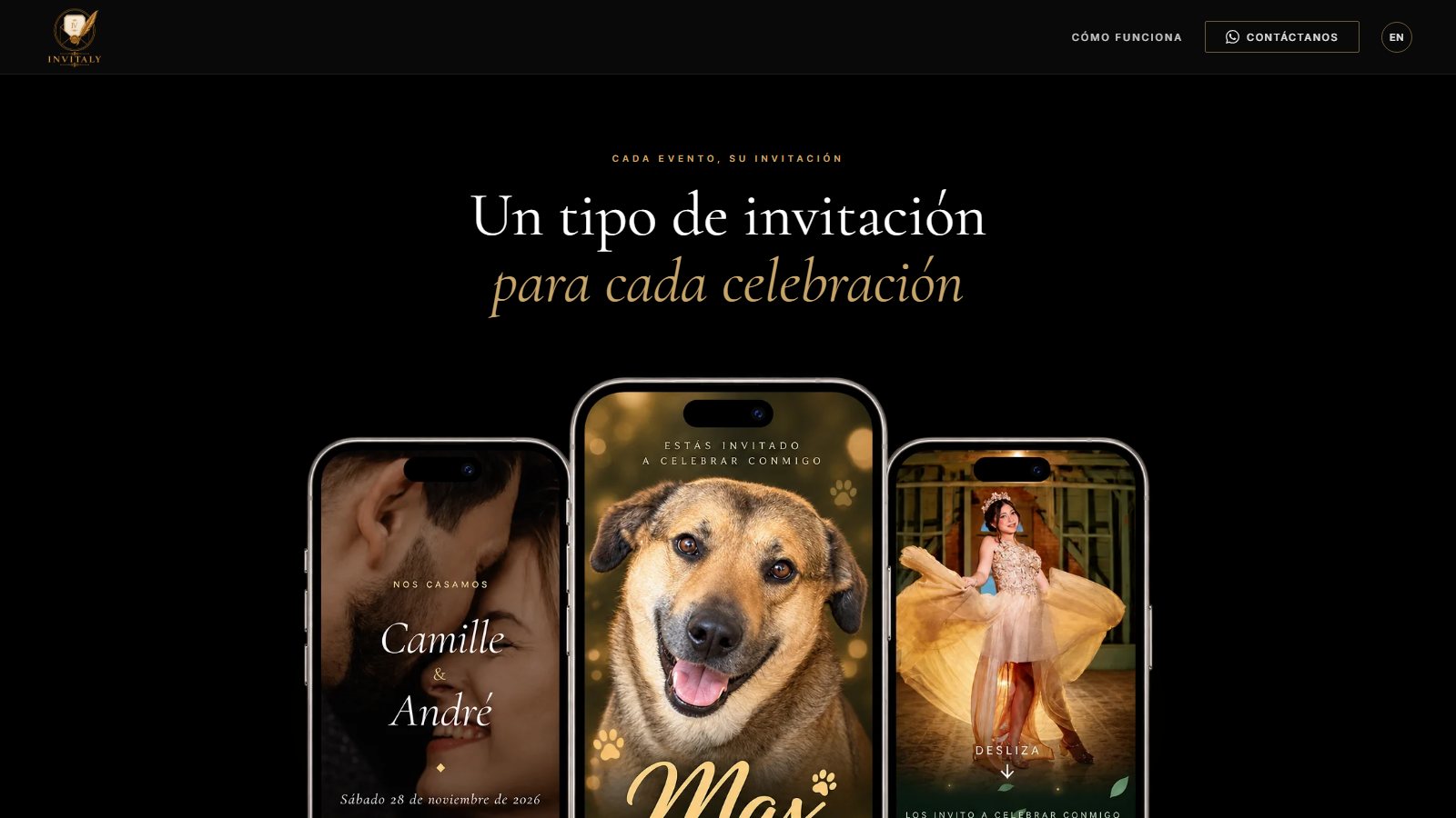 Invitaly — Invitaciones digitales exclusivas